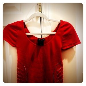 Bebe bodycon red dress